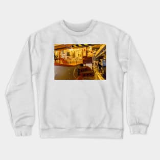 inside Battleship guns Crewneck Sweatshirt